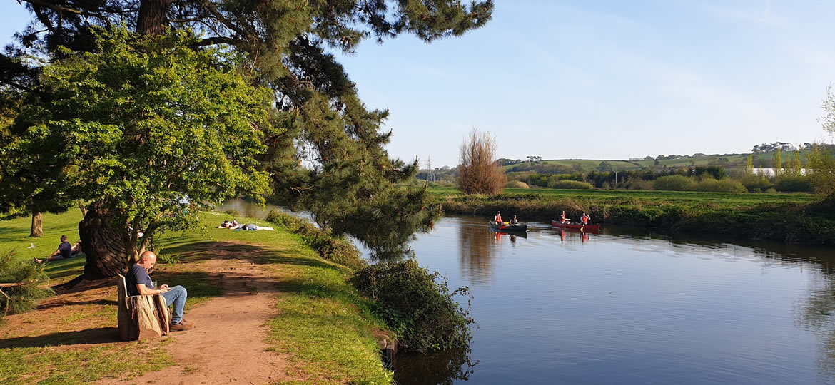 Calm Waters for Canoeing on the Exeter Canal