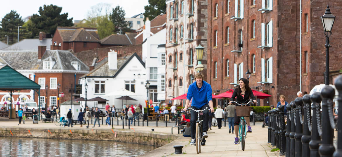 Exeter Quay Cycling