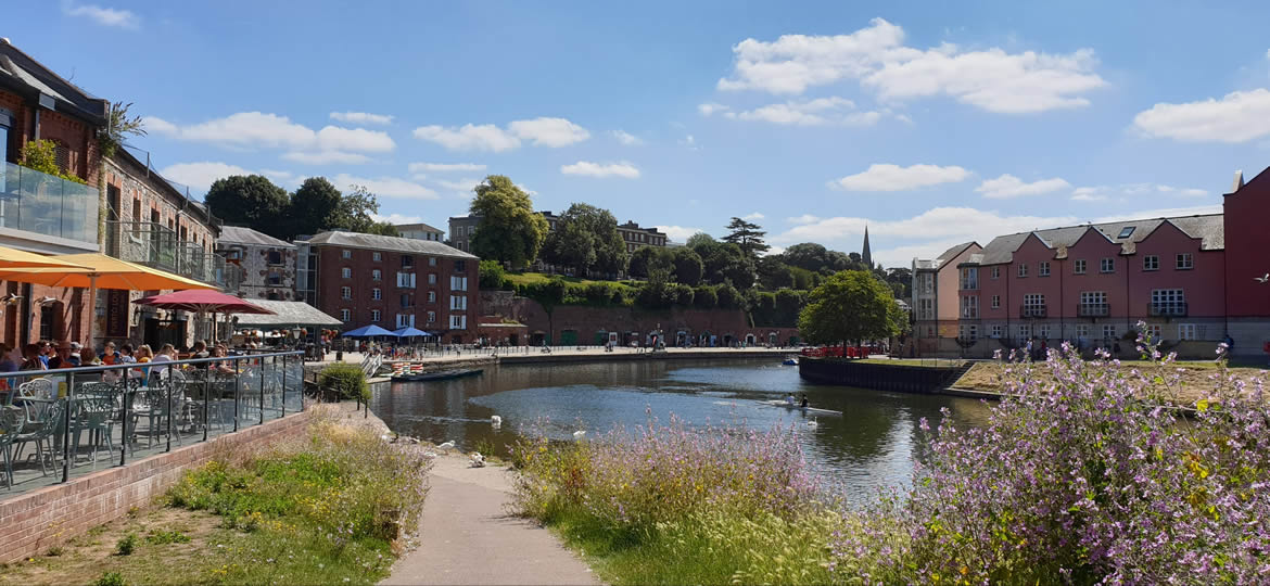 Exeter Quay For Relaxing