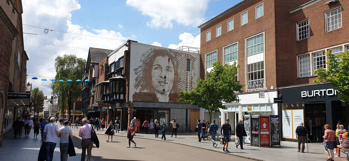 Vhils Mural Exeter High S